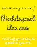 お誕生日カードやメッセージカードの作り方と作品例、無料素材とアイデアならWOLCA